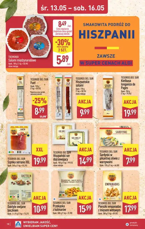 Aldi - gazetka promocyjna Wrocław, ul. Cukrowa 1: WIELKIE OTWARCIE już w ŚRODĘ: 13.05! od środy 13.05 do soboty 16.05 - strona 18