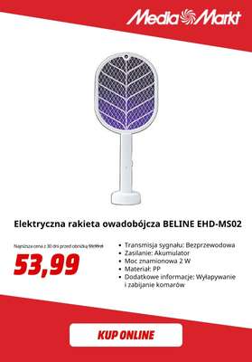 Elektryczna rakieta owadobójcza BELINE EHD-MS02