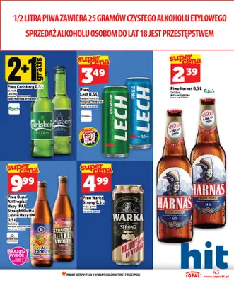 TOPAZ - gazetka promocyjna Nowa gazetka od czwartku, 14.05 od czwartku 14.05 do środy 20.05 - strona 43