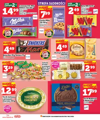 TOPAZ - gazetka promocyjna Nowa gazetka od czwartku, 14.05 od czwartku 14.05 do środy 20.05 - strona 34