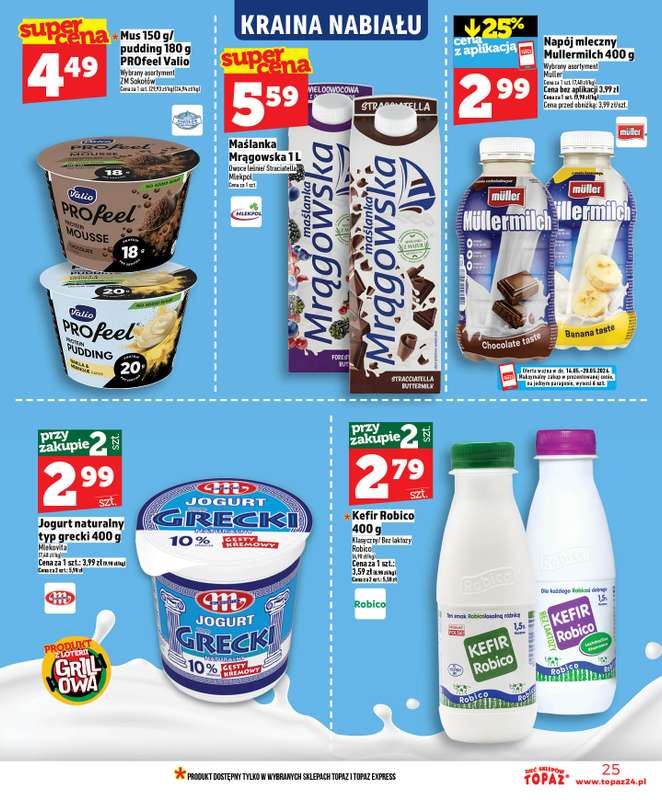 TOPAZ - gazetka promocyjna Nowa gazetka od czwartku, 14.05 od czwartku 14.05 do środy 20.05 - strona 25