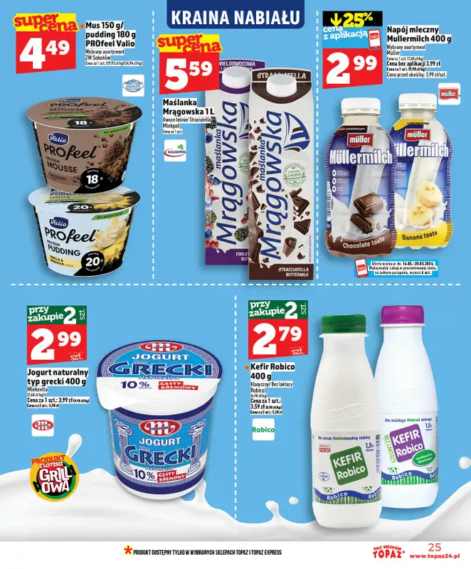 TOPAZ - gazetka promocyjna Nowa gazetka od czwartku, 14.05 od czwartku 14.05 do środy 20.05 - strona 25