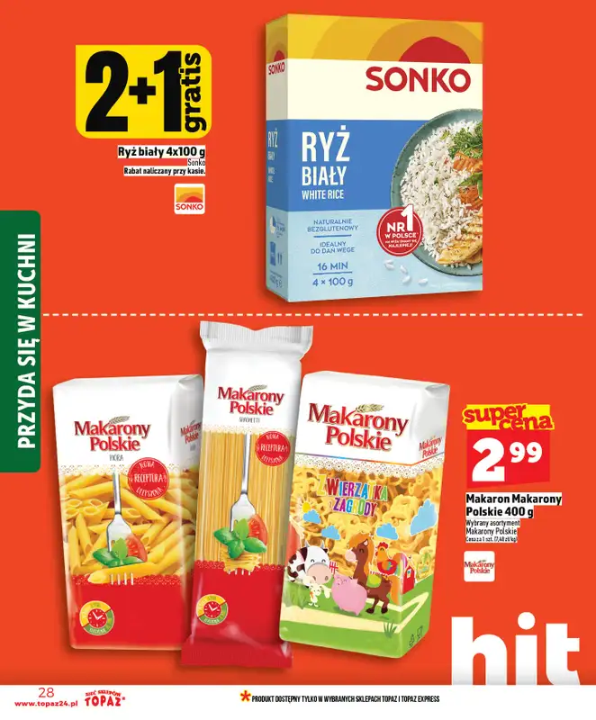 TOPAZ - gazetka promocyjna Nowa gazetka od czwartku, 14.05 od czwartku 14.05 do środy 20.05 - strona 28
