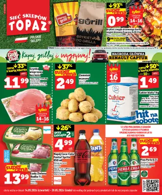 TOPAZ - gazetka promocyjna Nowa gazetka od czwartku, 14.05 od czwartku 14.05 do środy 20.05