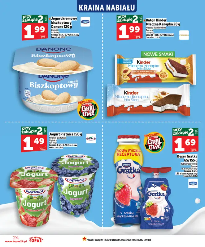 TOPAZ - gazetka promocyjna Nowa gazetka od czwartku, 14.05 od czwartku 14.05 do środy 20.05 - strona 24