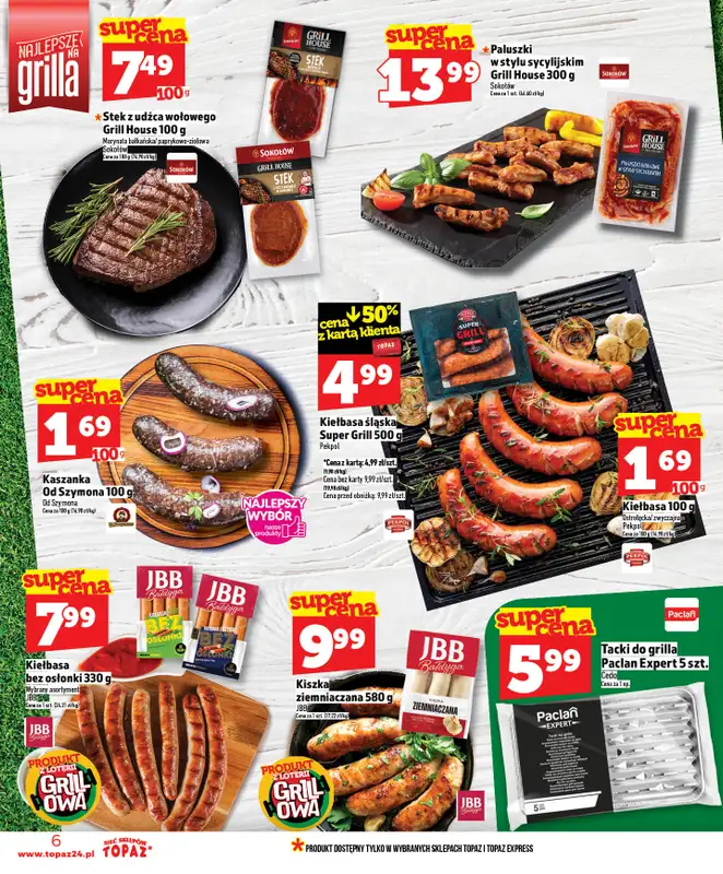 TOPAZ - gazetka promocyjna Nowa gazetka od czwartku, 14.05 od czwartku 14.05 do środy 20.05 - strona 6