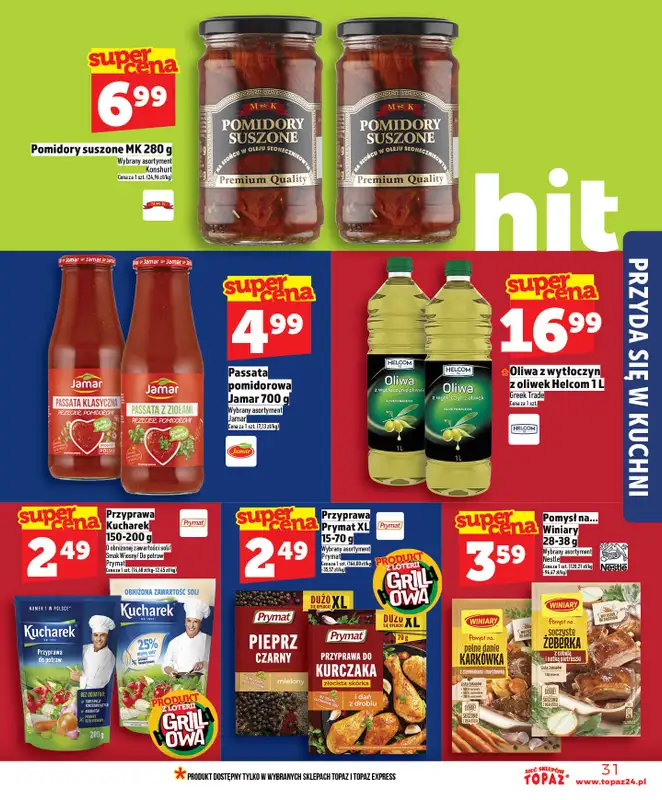 TOPAZ - gazetka promocyjna Nowa gazetka od czwartku, 14.05 od czwartku 14.05 do środy 20.05 - strona 31