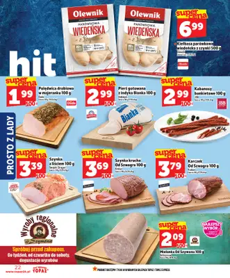 TOPAZ - gazetka promocyjna Nowa gazetka od czwartku, 14.05 od czwartku 14.05 do środy 20.05 - strona 22