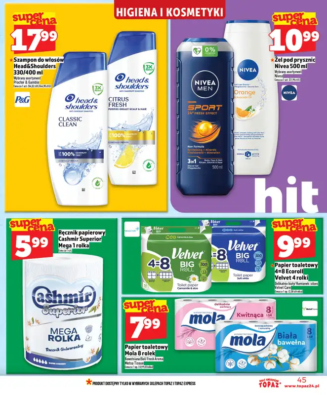 TOPAZ - gazetka promocyjna Nowa gazetka od czwartku, 14.05 od czwartku 14.05 do środy 20.05 - strona 45
