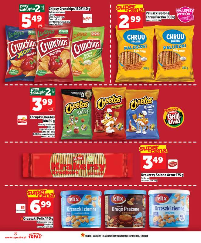 TOPAZ - gazetka promocyjna Nowa gazetka od czwartku, 14.05 od czwartku 14.05 do środy 20.05 - strona 8