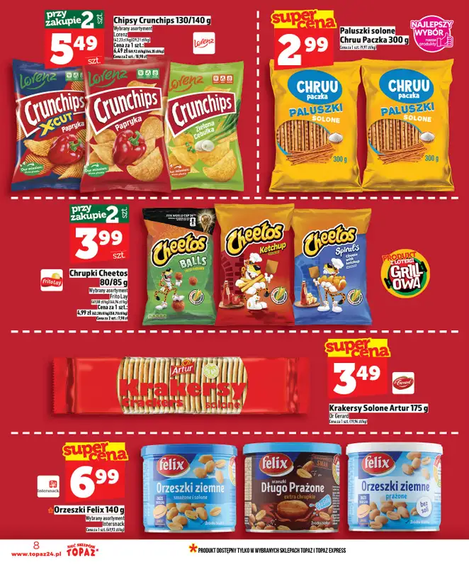 TOPAZ - gazetka promocyjna Nowa gazetka od czwartku, 14.05 od czwartku 14.05 do środy 20.05 - strona 8