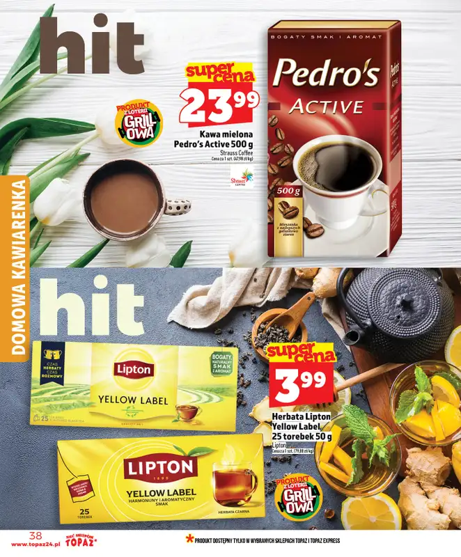 TOPAZ - gazetka promocyjna Nowa gazetka od czwartku, 14.05 od czwartku 14.05 do środy 20.05 - strona 38