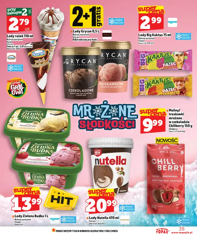 TOPAZ - gazetka promocyjna Nowa gazetka od czwartku, 14.05 od czwartku 14.05 do środy 20.05 - strona 35