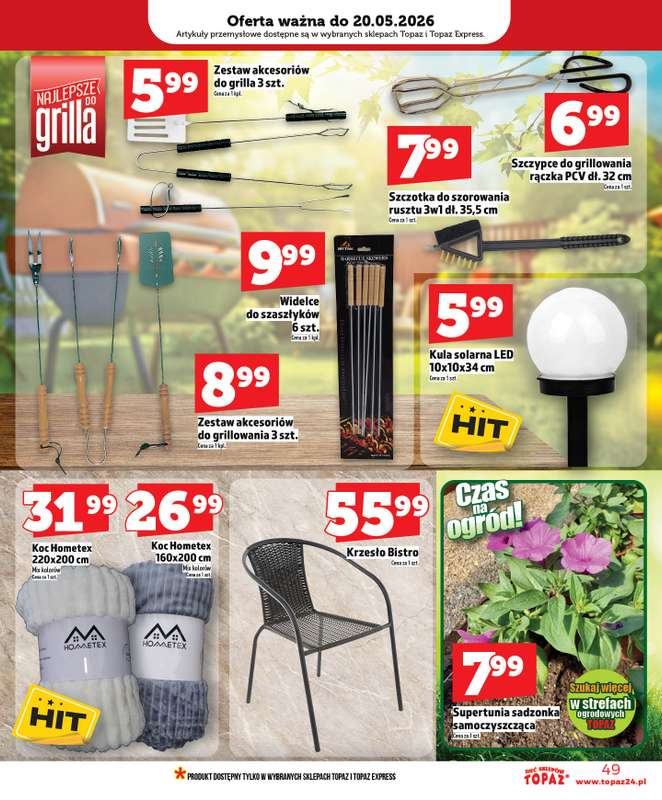 TOPAZ - gazetka promocyjna Nowa gazetka od czwartku, 14.05 od czwartku 14.05 do środy 20.05 - strona 49