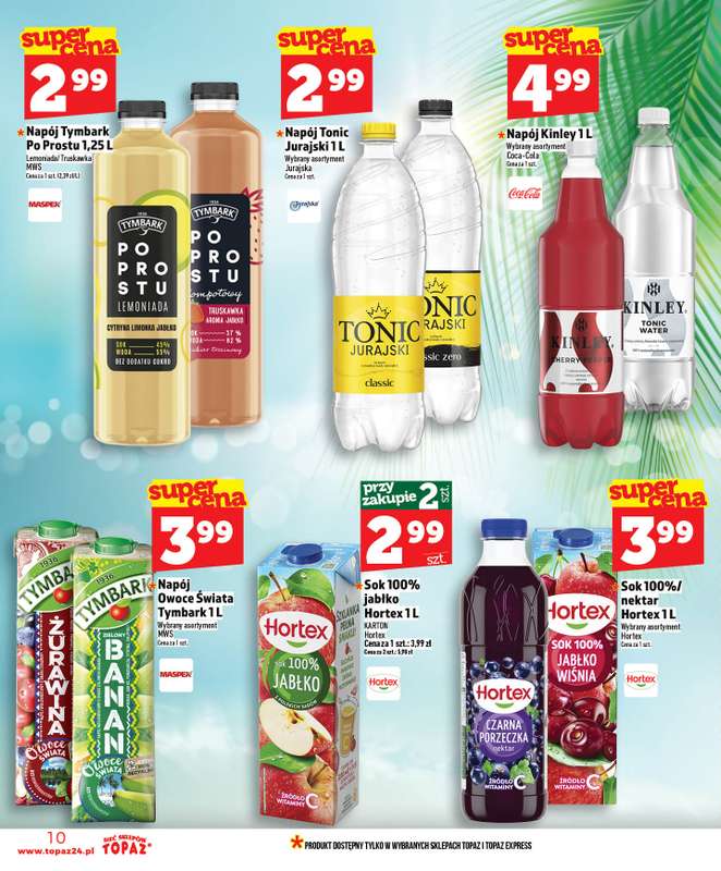 TOPAZ - gazetka promocyjna Nowa gazetka od czwartku, 14.05 od czwartku 14.05 do środy 20.05 - strona 10