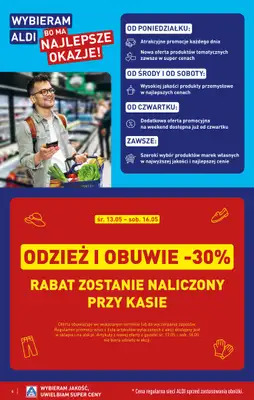 Aldi - gazetka promocyjna Warszawa, ul. Karolkowa 30/10: WIELKIE OTWARCIE już w ŚRODĘ: 13.05! od środy 13.05 do soboty 16.05 - strona 6