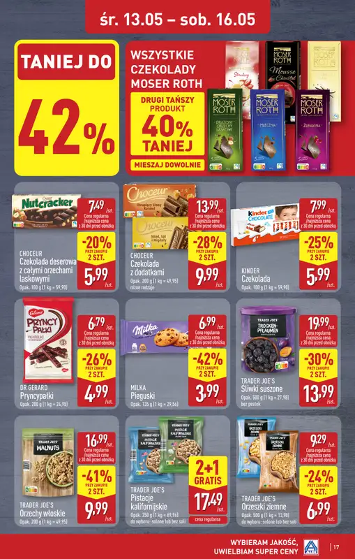 Aldi - gazetka promocyjna Warszawa, ul. Karolkowa 30/10: WIELKIE OTWARCIE już w ŚRODĘ: 13.05! od środy 13.05 do soboty 16.05 - strona 17
