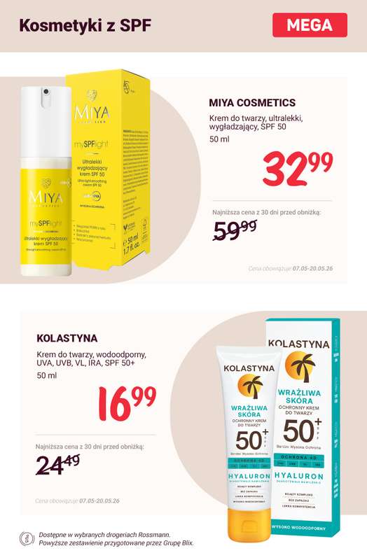 Rossmann - gazetka promocyjna Letni niezbędnik pielęgnacyjny - MEGA ceny! od soboty 09.05 do środy 13.05 - strona 3