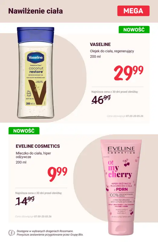 Rossmann - gazetka promocyjna Letni niezbędnik pielęgnacyjny - MEGA ceny! od soboty 09.05 do środy 13.05 - strona 8