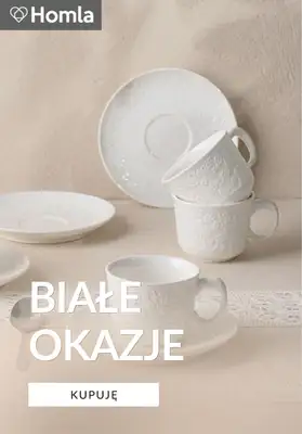 Homla - gazetka promocyjna Białe okazje od piątku 08.05 