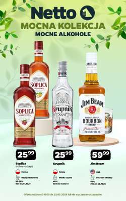 Netto - gazetka promocyjna Mocna Kolekcja - Mocne Alkohole  do soboty 23.05
