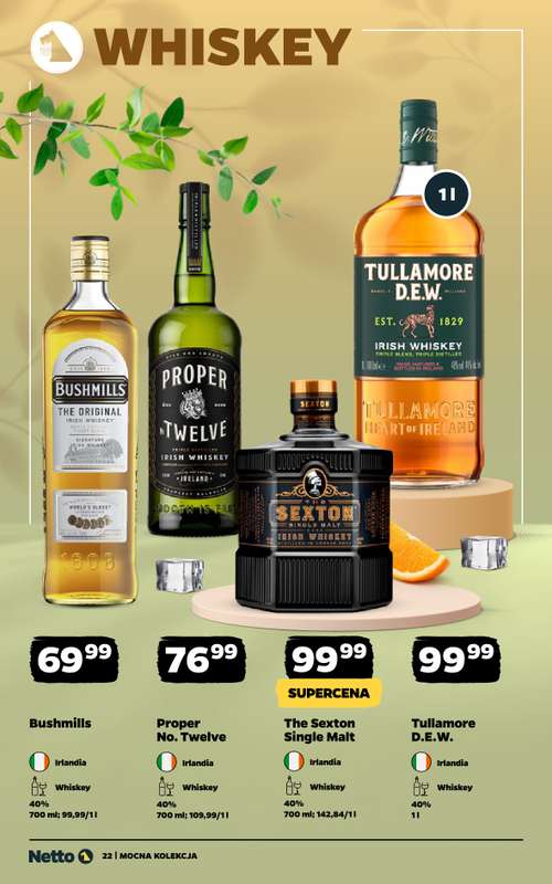 Netto - gazetka promocyjna Mocna Kolekcja - Mocne Alkohole  do soboty 23.05 - strona 22