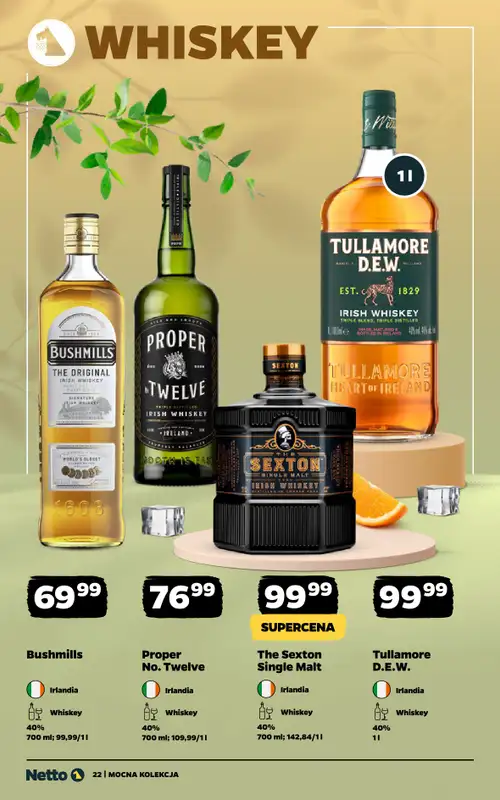 Netto - gazetka promocyjna Mocna Kolekcja - Mocne Alkohole  do soboty 23.05 - strona 22