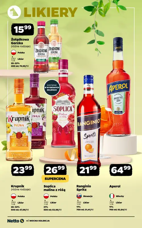 Netto - gazetka promocyjna Mocna Kolekcja - Mocne Alkohole  do soboty 23.05 - strona 4