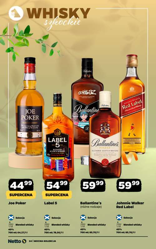 Netto - gazetka promocyjna Mocna Kolekcja - Mocne Alkohole  do soboty 23.05 - strona 24