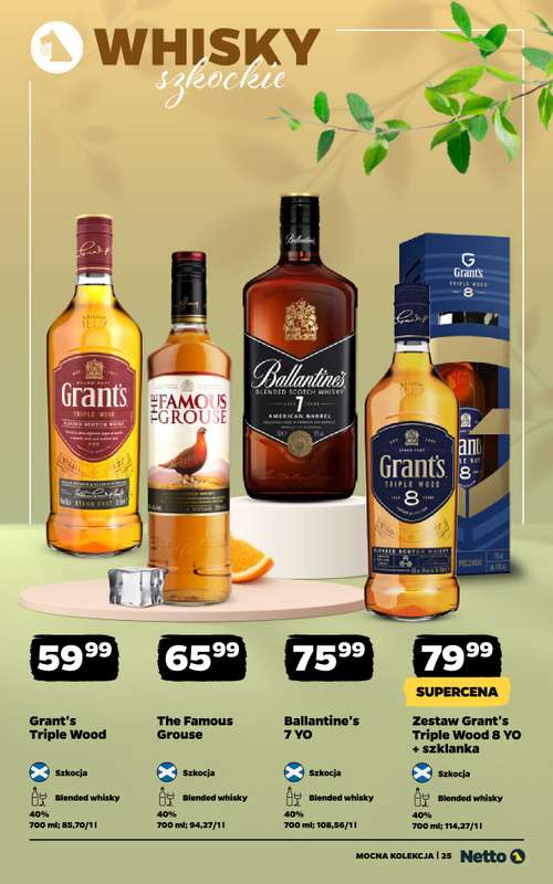 Netto - gazetka promocyjna Mocna Kolekcja - Mocne Alkohole  do soboty 23.05 - strona 25