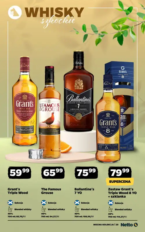 Netto - gazetka promocyjna Mocna Kolekcja - Mocne Alkohole  do soboty 23.05 - strona 25
