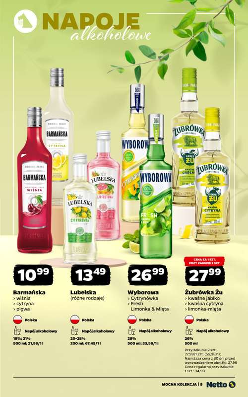 Netto - gazetka promocyjna Mocna Kolekcja - Mocne Alkohole  do soboty 23.05 - strona 9