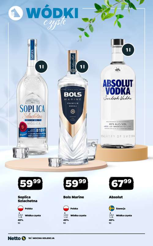 Netto - gazetka promocyjna Mocna Kolekcja - Mocne Alkohole  do soboty 23.05 - strona 18