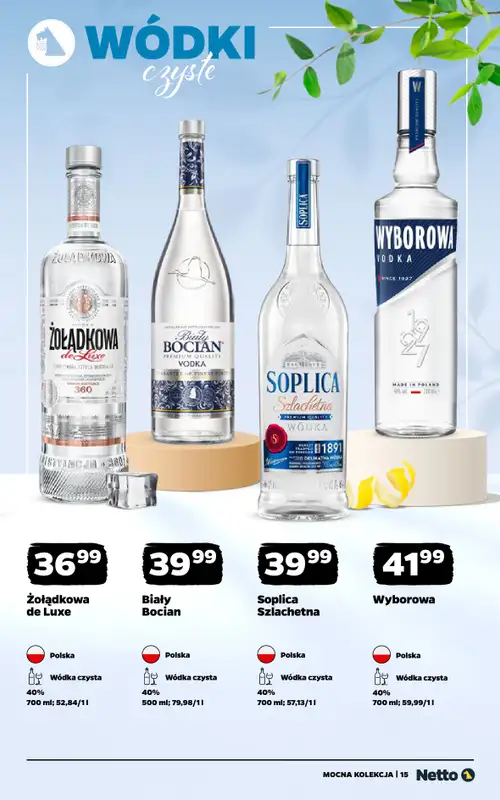 Netto - gazetka promocyjna Mocna Kolekcja - Mocne Alkohole  do soboty 23.05 - strona 15