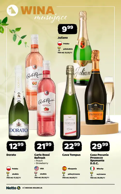 Netto - gazetka promocyjna Mocna Kolekcja - Wina  do soboty 23.05 - strona 4