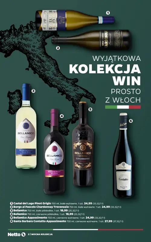 Netto - gazetka promocyjna Mocna Kolekcja - Wina  do soboty 23.05 - strona 2