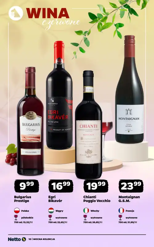 Netto - gazetka promocyjna Mocna Kolekcja - Wina  do soboty 23.05 - strona 10