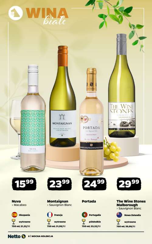 Netto - gazetka promocyjna Mocna Kolekcja - Wina  do soboty 23.05 - strona 6