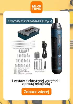 3.6V Cordless Screwdriver 105pcs
