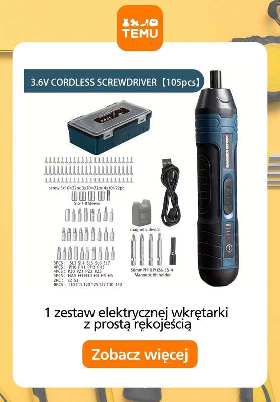 Temu - gazetka promocyjna Narzędzia do domu od piątku 08.05  - strona 13