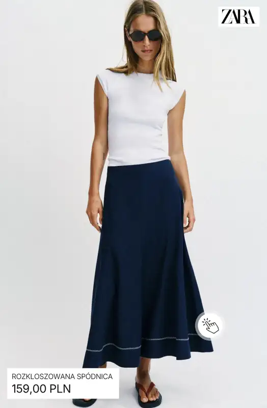 Zara - gazetka promocyjna Letnie spódnice od soboty 09.05  - strona 5