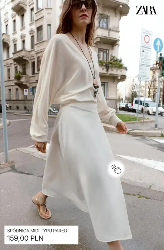 Zara - gazetka promocyjna Letnie spódnice od soboty 09.05  - strona 8