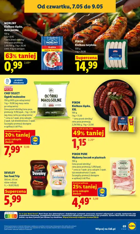 Lidl - gazetka promocyjna Oferta od czwartku od czwartku 07.05 do soboty 09.05 - strona 63