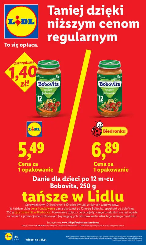 Lidl - gazetka promocyjna Oferta od czwartku od czwartku 07.05 do soboty 09.05 - strona 24