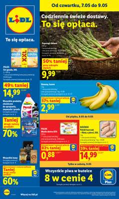 Lidl - gazetka promocyjna Oferta od czwartku od czwartku 07.05 do soboty 09.05