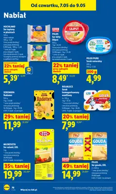 Lidl - gazetka promocyjna Oferta od czwartku od czwartku 07.05 do soboty 09.05 - strona 70