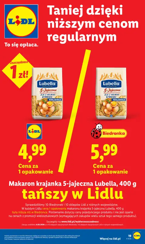 Lidl - gazetka promocyjna Oferta od czwartku od czwartku 07.05 do soboty 09.05 - strona 19