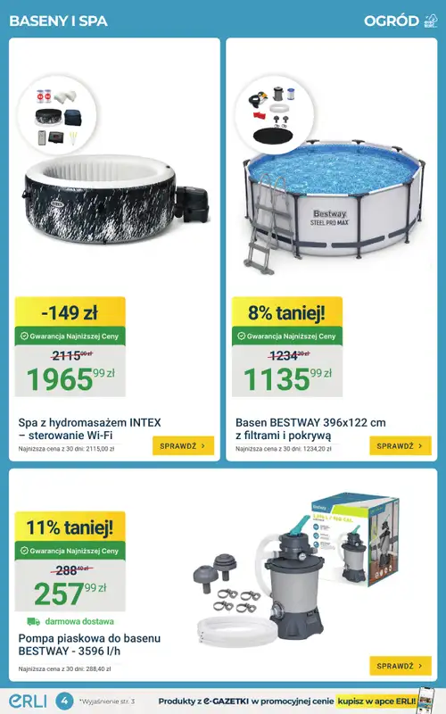 ERLI - gazetka promocyjna Ogród rozkwita okazjami z ERLI! od poniedziałku 11.05 do niedzieli 17.05 - strona 4