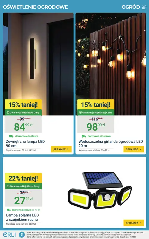 ERLI - gazetka promocyjna Ogród rozkwita okazjami z ERLI! od poniedziałku 11.05 do niedzieli 17.05 - strona 3