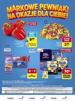 Carrefour - gazetka promocyjna Gazetka Carrefour Łap markowe pewniaki od poniedziałku 11.05 do soboty 23.05 - strona 56